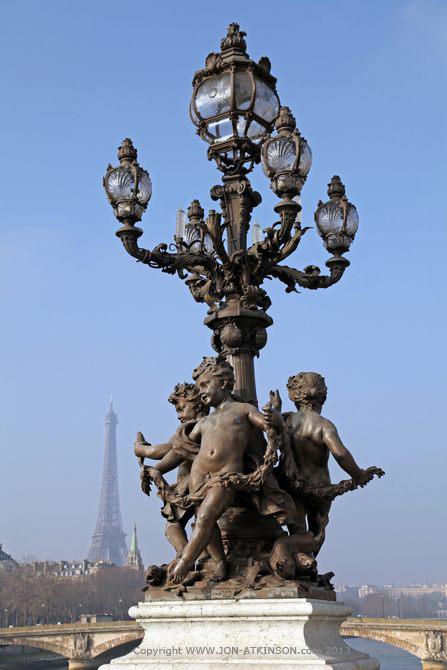 Pont Alexandre III, Paris, France.